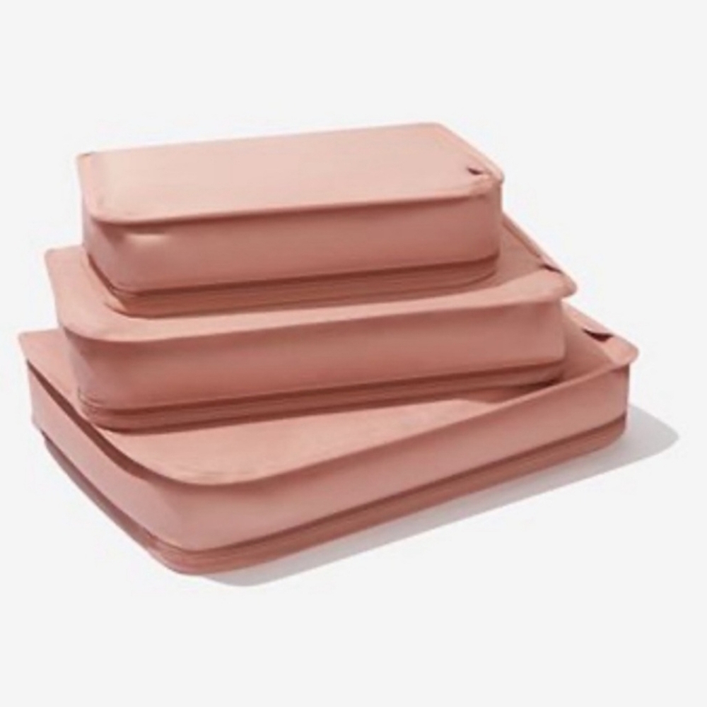 Hanky Panky Set of 3 Packing Cubes in Mauve **NEW